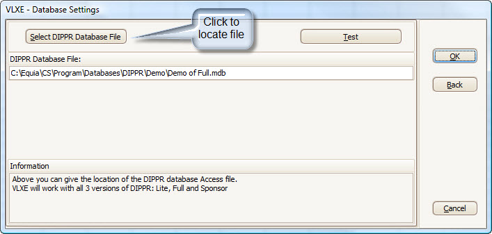 Select DIPPR File