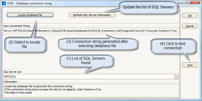 Attach SQL Server file